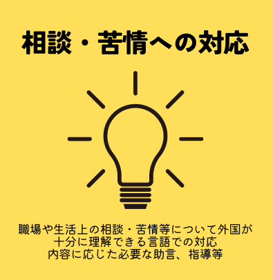 特定技能　苦情対応（登録支援）